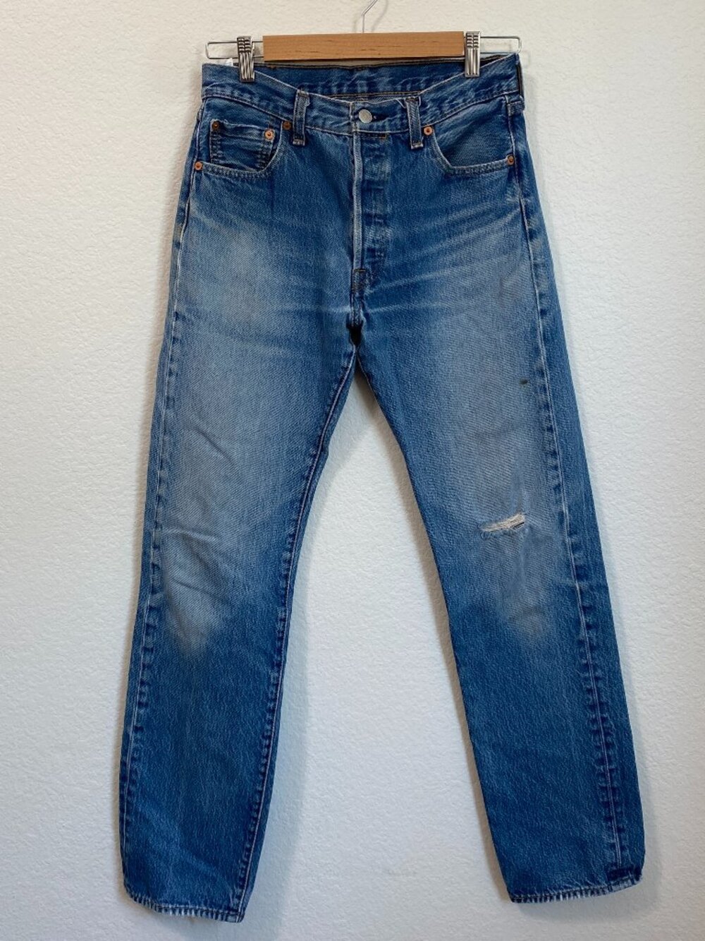Levi's Men's Straight Jeans — Faded Blue Denim